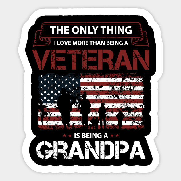 Love Veteran Grandpa Sticker by IGSeven